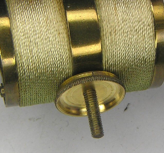 A Bulle rating nut that has been bored out from underneath