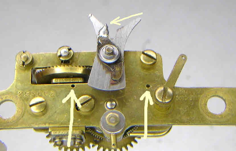 A Bulle fork with a lump of solder on its silver contact