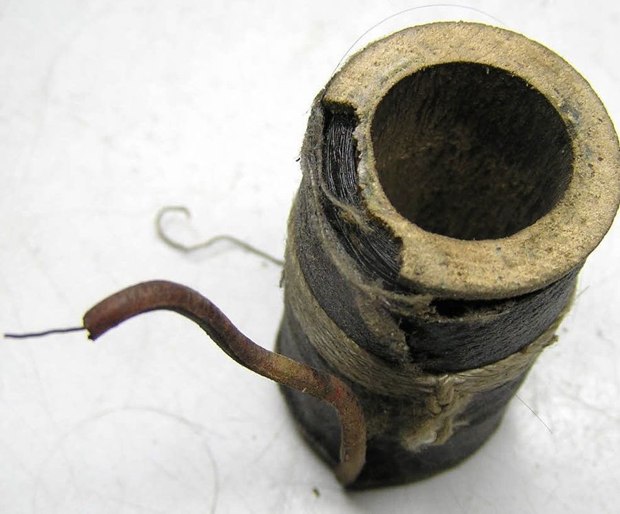 Bulle Nº 7495: photo from page 5 of the restoration notes