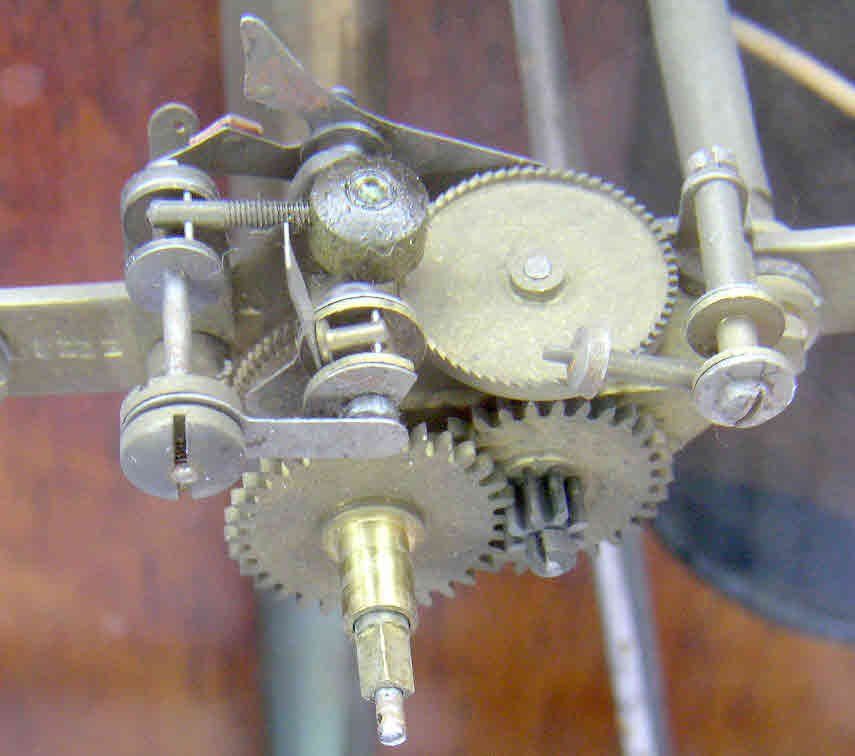 Bulle No serial (wall clock): photo from page 8 of the restoration notes