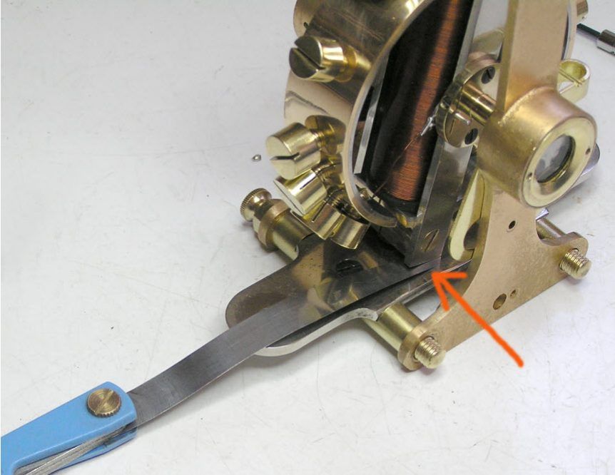 Eureka Nº 8256: photo from page 8 of the restoration notes